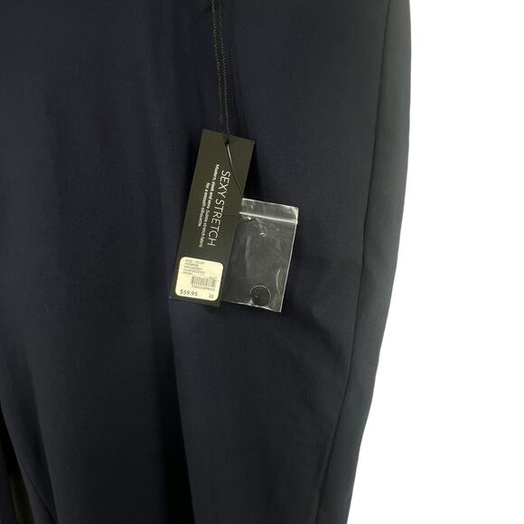 Lane Bryant NEW Size 22 Pants The Allie Stretch Ankle Pant Navy Blue Career - Picture 2 of 4